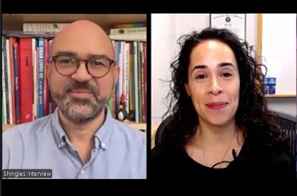 La Dra. Iveliss Rivas, Dr. Luis Romano durante la entrevista con contacto Total via Zoom